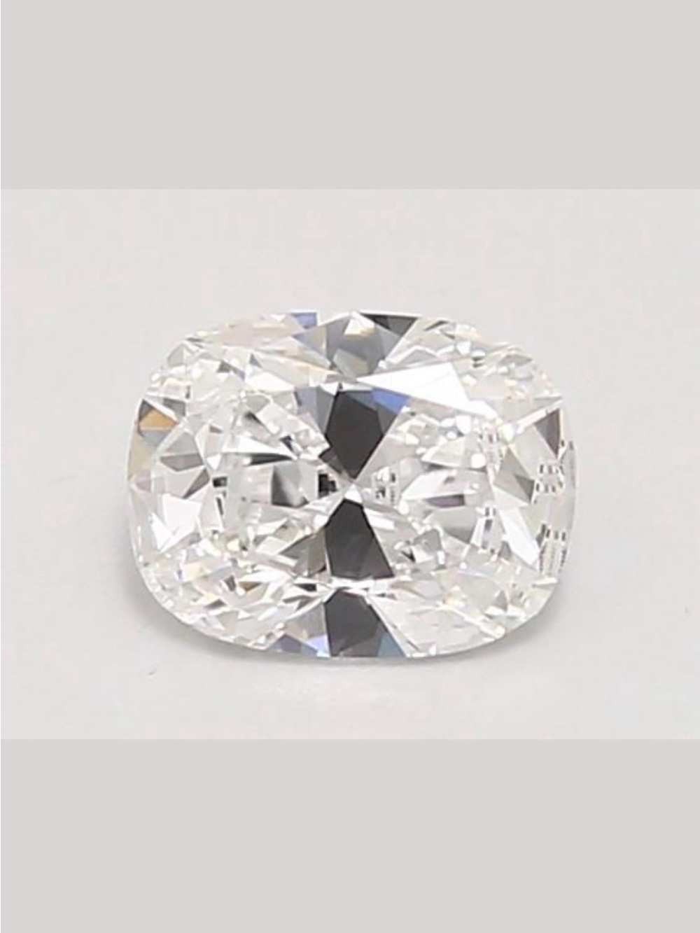 Invicta .93 Carat Old Mine Cushion White LGD Diamond Color D VVS2 IGI CERT NWT